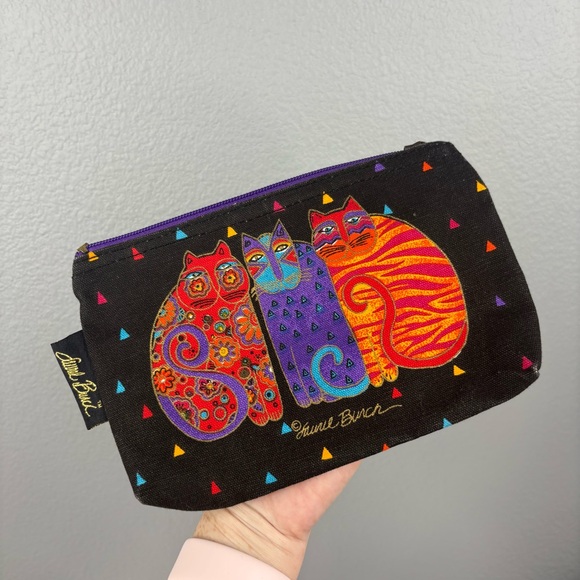 Laurel Burch Handbags - Laurel Burch Three Cats Pouch